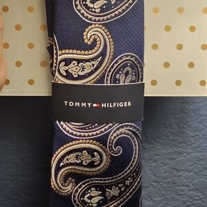 Tommy Hilfiger Navy Paisley Tie